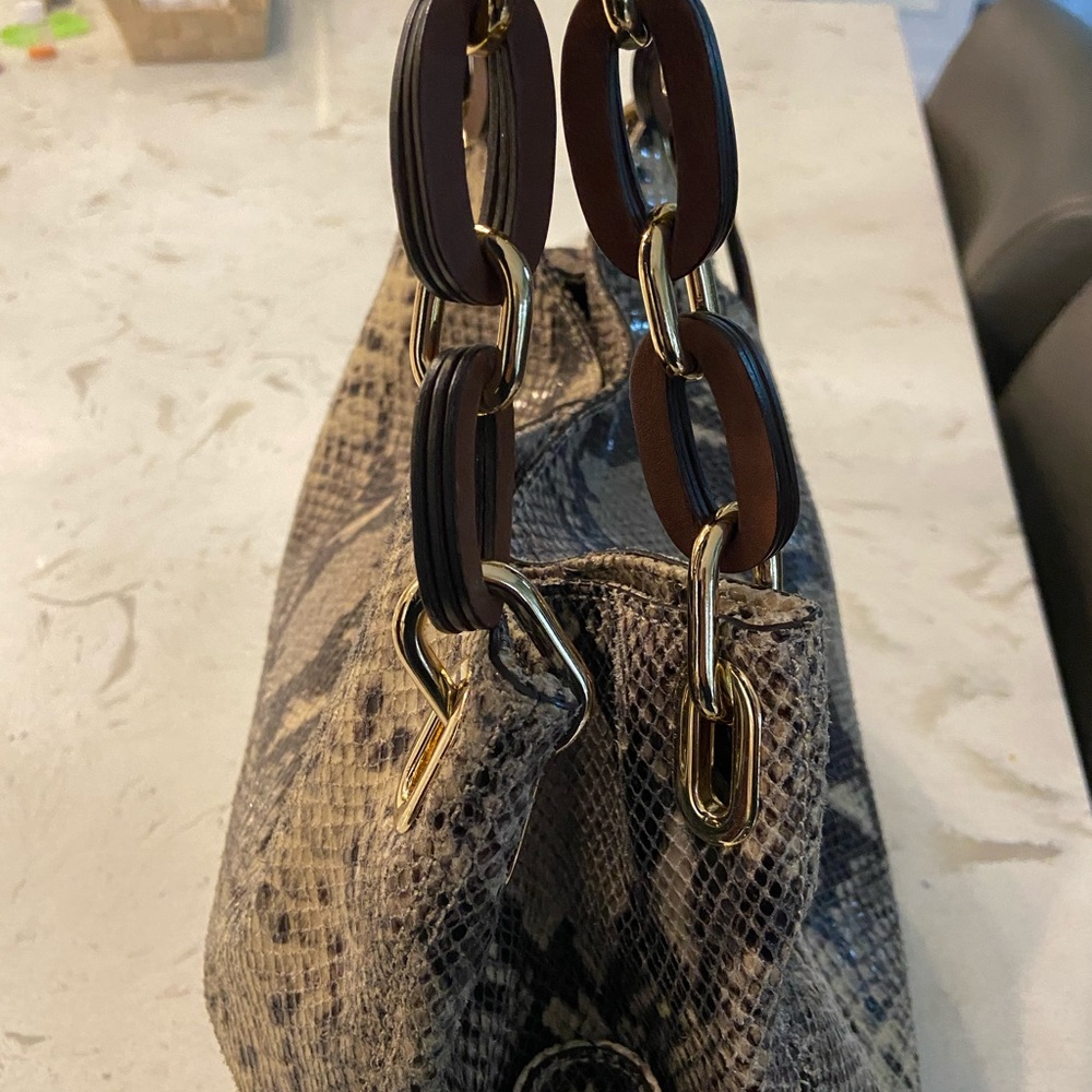 Michael Kors Snakeskin Hobo Bag